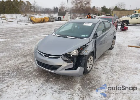 2016 Hyundai Elantra Se from USA, damaged, VIN 5NPDH4AE4GH678081